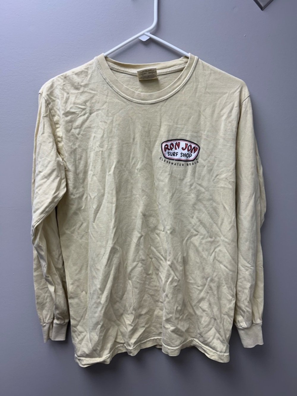 Comfort Colours Ron Jon Surf Shop‎ Yellow Long Sleeve Shirt